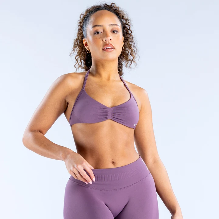 Impact Strappy Bra Grape - 4